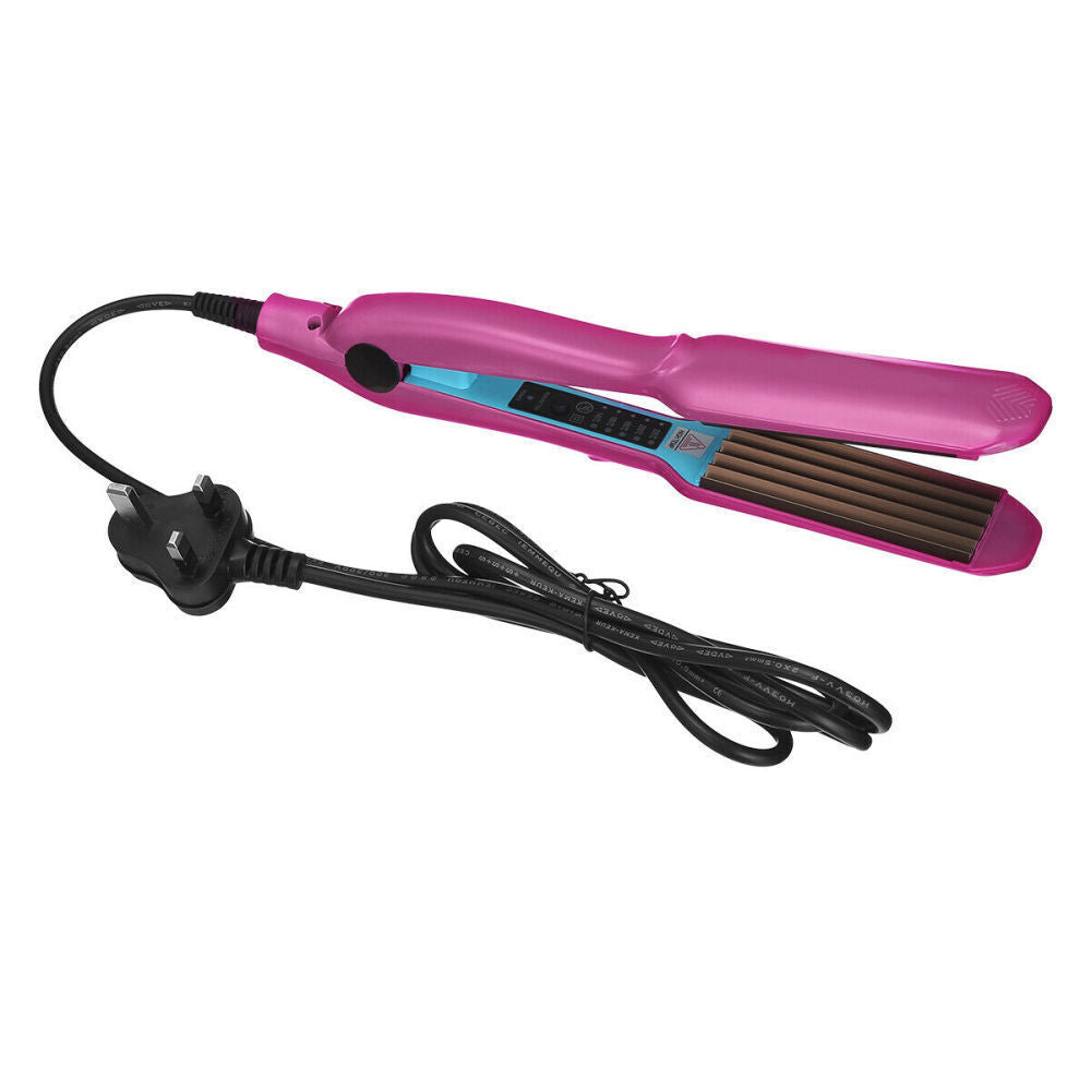 Hair Curler Crimper Crimping Wave Titanium Alloy Plate Waver