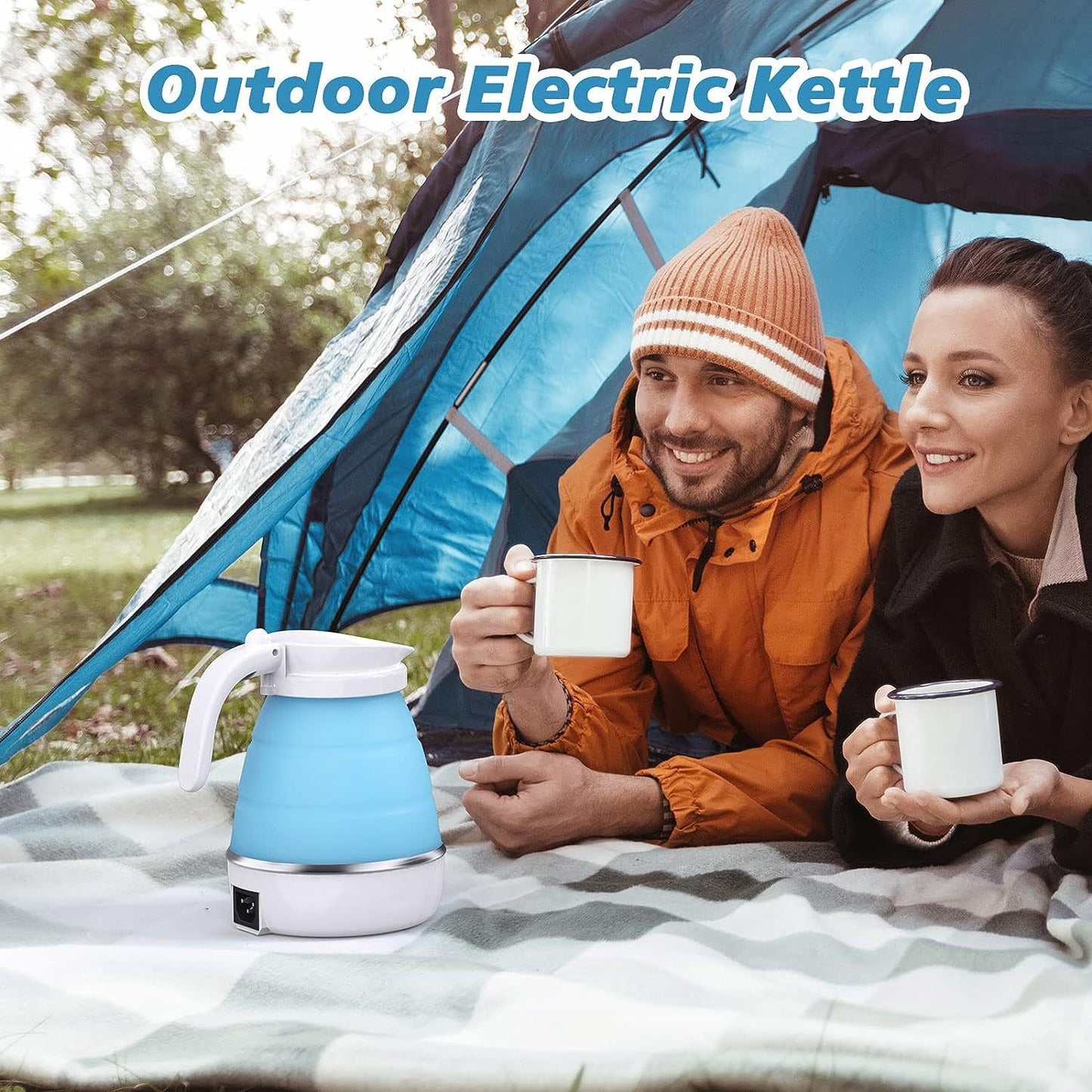 Collapsible Electric Kettle Outdoor Activities